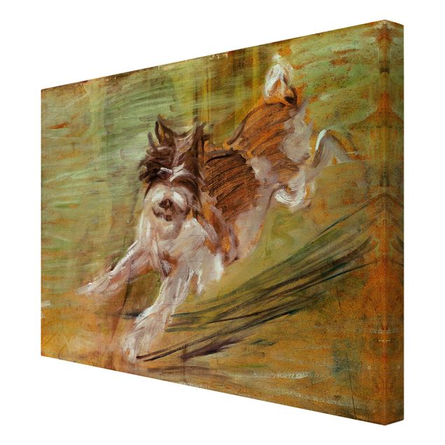 Kunstdrucke auf Leinwand Franz Marc - Springender Hund