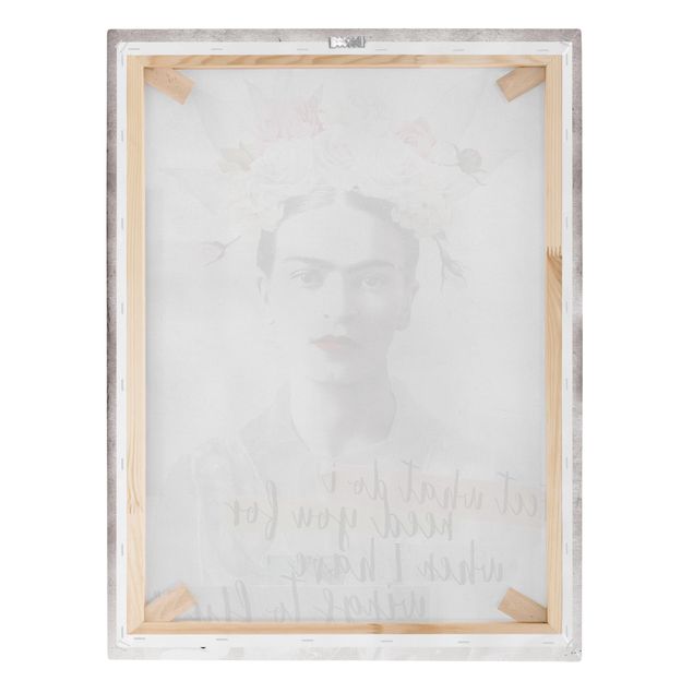 Leinwandbilder kaufen Frida Kahlo - Quote