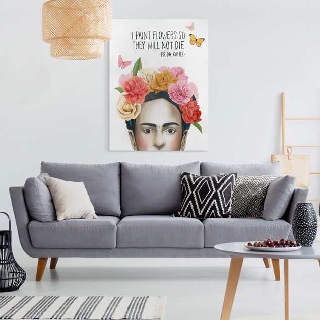 Wandbilder Floral Fridas Gedanken - Blumen