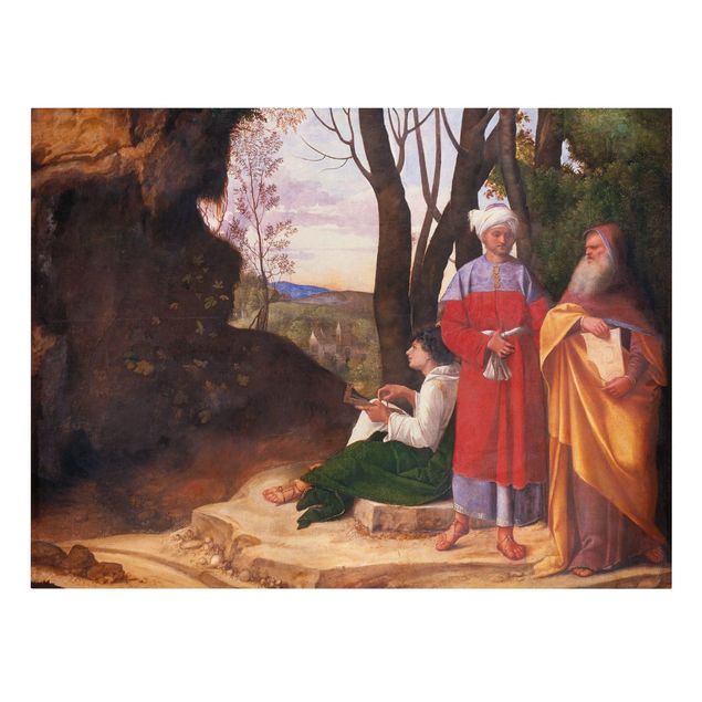 Wandbilder Kunstdrucke Giorgione - Die drei Philosophen
