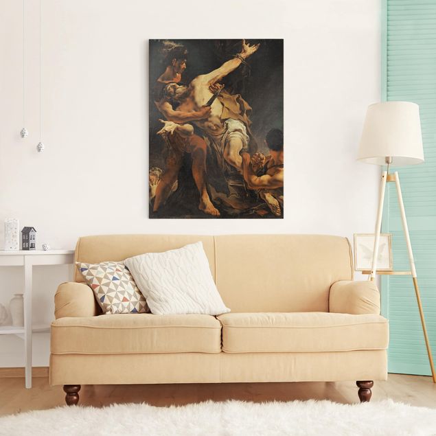 Leinwandbild Katze Giovanni Battista Tiepolo - Martyrium