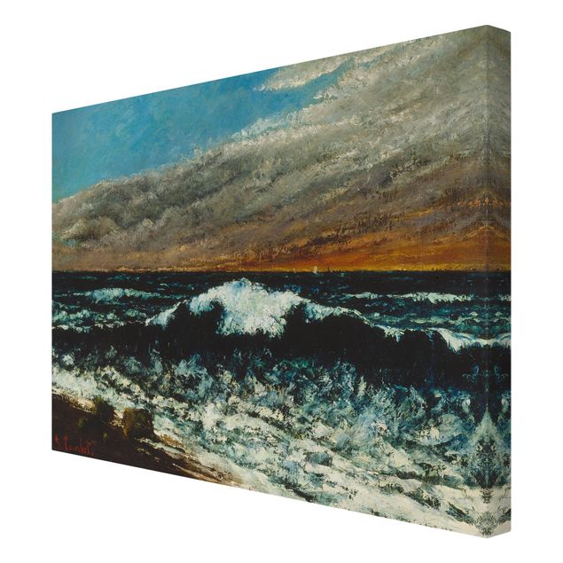 Wandbilder Meer Gustave Courbet - Die Woge