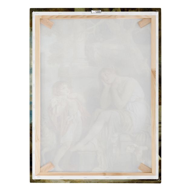 Wandbilder Jean Baptiste Greuze - L'Agneau Chéri
