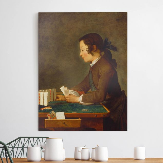 Wanddeko Küche Jean-Baptiste Siméon Chardin - Junges Mädchen