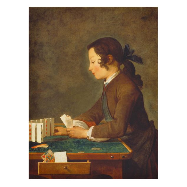 Kunstdruck Leinwand Jean-Baptiste Siméon Chardin - Junges Mädchen