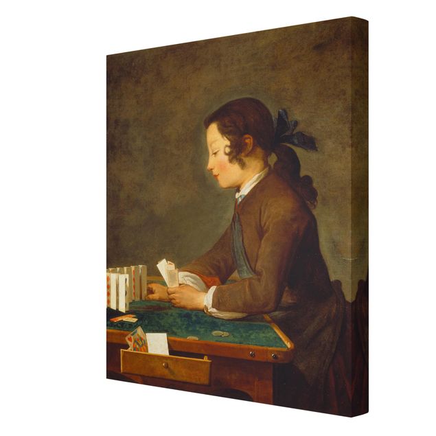 Wandbilder Kunstdrucke Jean-Baptiste Siméon Chardin - Junges Mädchen