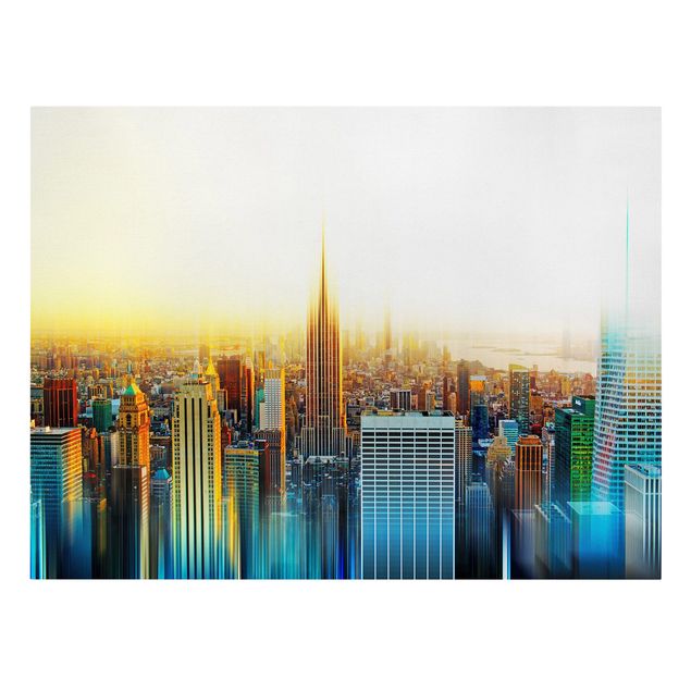 Leinwandbild abstrkt Manhattan Abstrakt