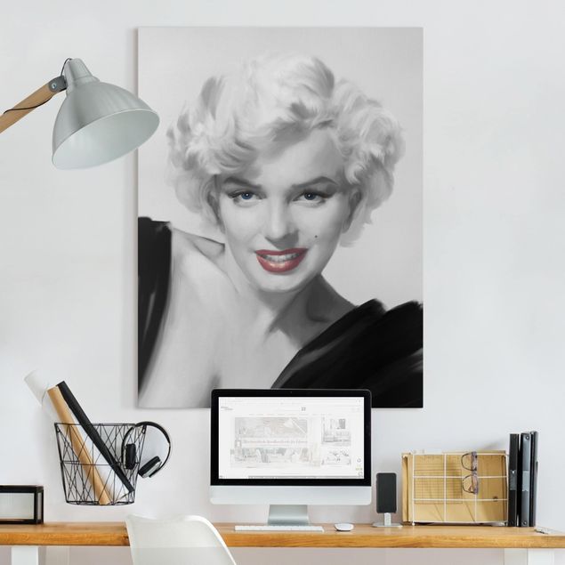 Küche Dekoration Marilyn auf Sofa