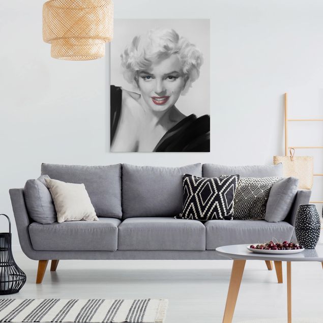 Leinwandbilder Vintage Marilyn auf Sofa