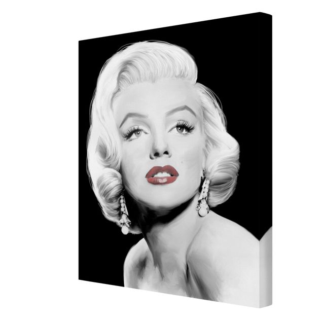 schöne Bilder Marilyn mit Ohrschmuck