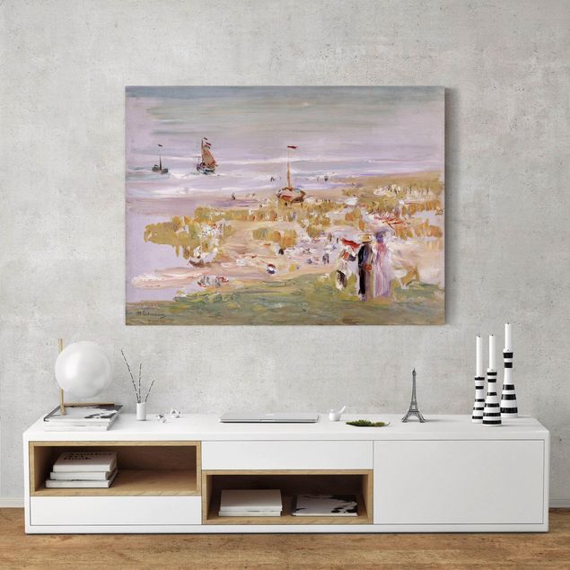 Impressionismus Bilder kaufen Max Liebermann - Der Strand