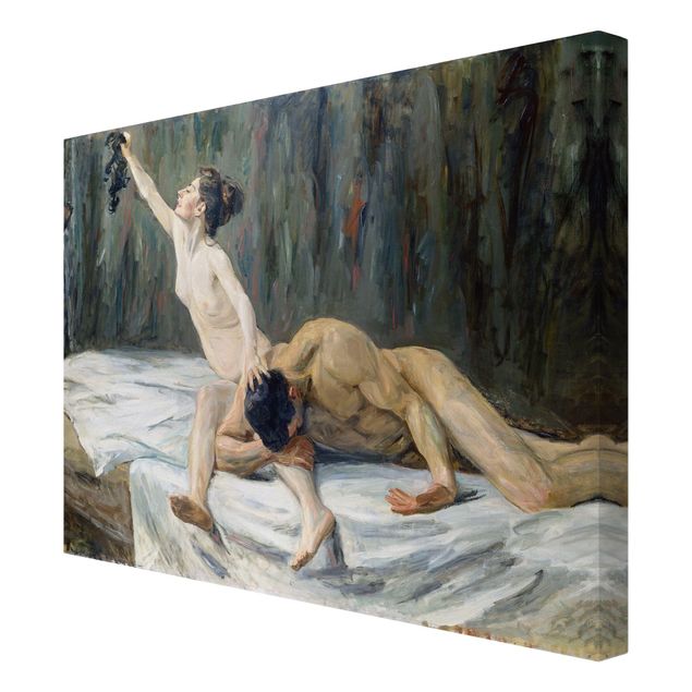 Kunstdrucke auf Leinwand Max Liebermann - Samson und Delila