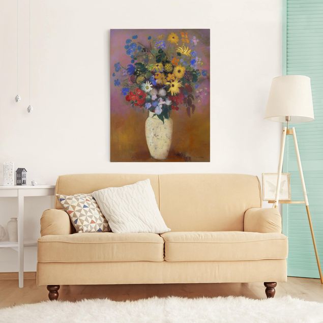 Leinwandbilder Blumen Odilon Redon - Blumen in einer Vase