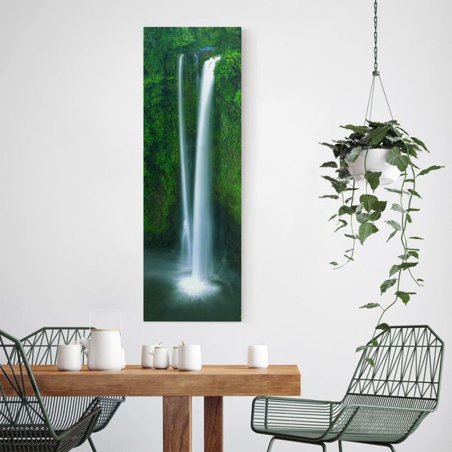 Leinwandbilder Wasserfall Paradiesischer Wasserfall