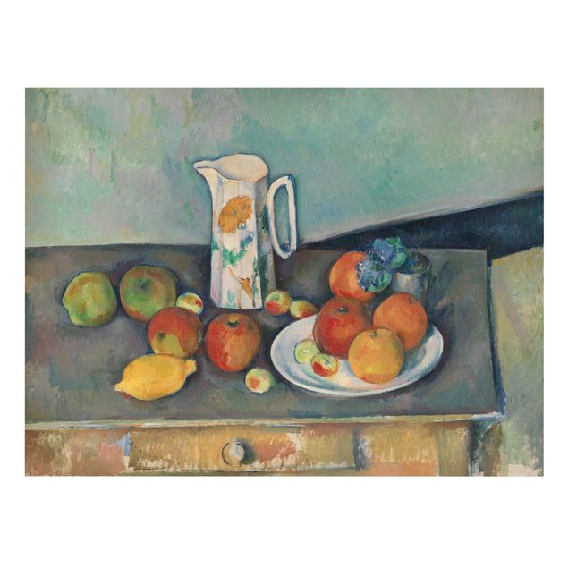 Kunstdrucke auf Leinwand Paul Cézanne - Stillleben Milchkrug