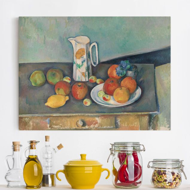 Küche Dekoration Paul Cézanne - Stillleben Milchkrug