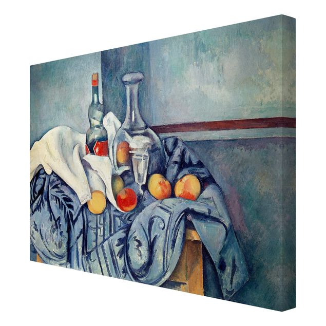 Leinwand Kunst Paul Cézanne - Stillleben Pfirsiche