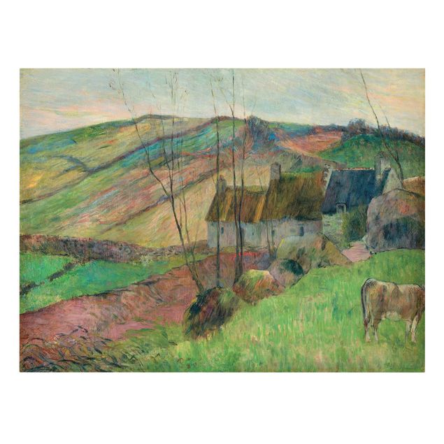Wandbilder Berge Paul Gauguin - Bauernhäuser