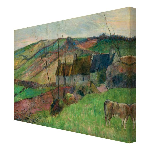 Wandbilder Landschaften Paul Gauguin - Bauernhäuser