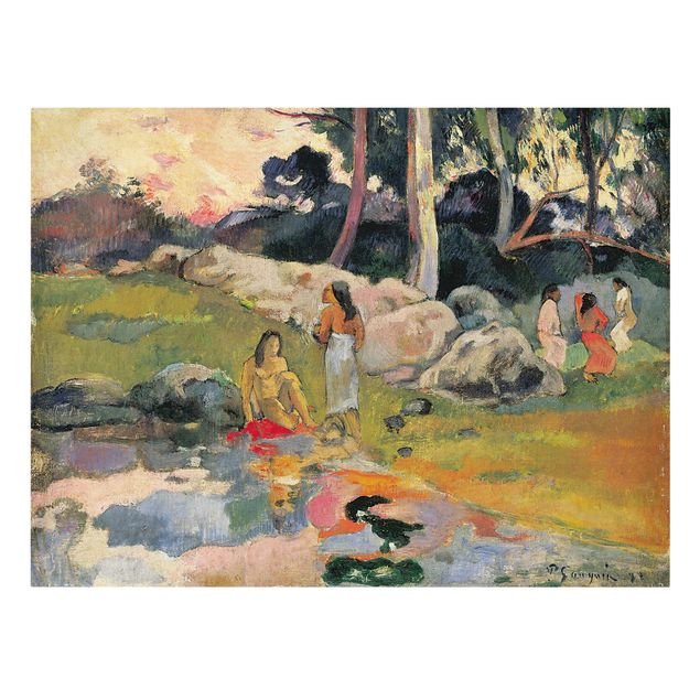 Kunstdrucke auf Leinwand Paul Gauguin - Flussufer
