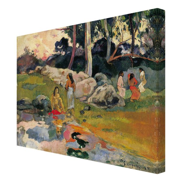 Leinwand Natur Paul Gauguin - Flussufer