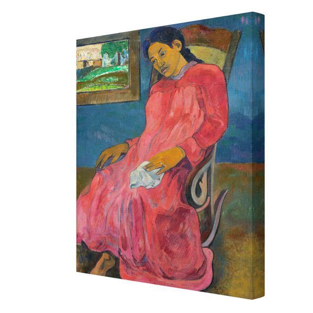 Wandbilder Portrait Paul Gauguin - Melancholikerin