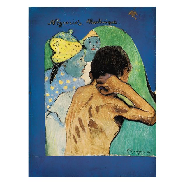 Wandbilder Kunstdrucke Paul Gauguin - Nègreries Martinique