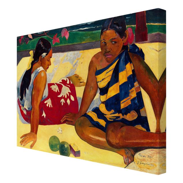 Wandbilder Portrait Paul Gauguin - Frauen von Tahiti