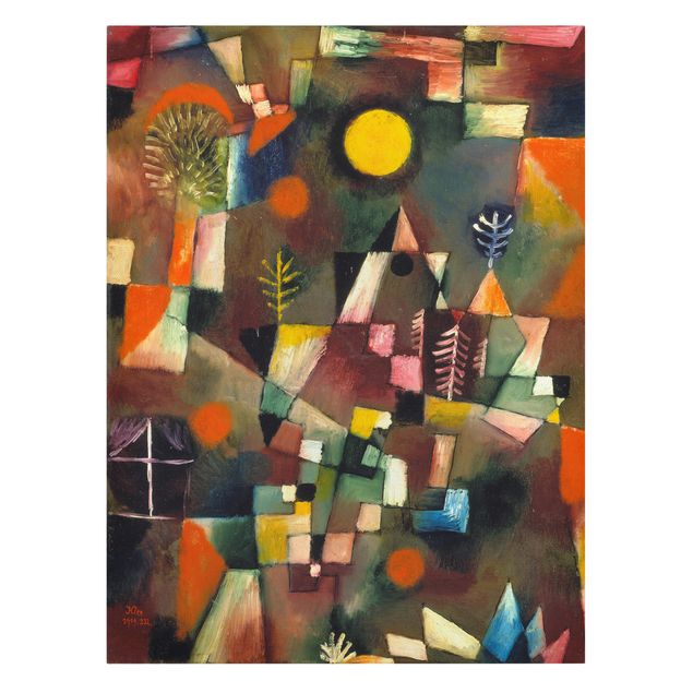 Wandbilder Kunstdrucke Paul Klee - Der Vollmond