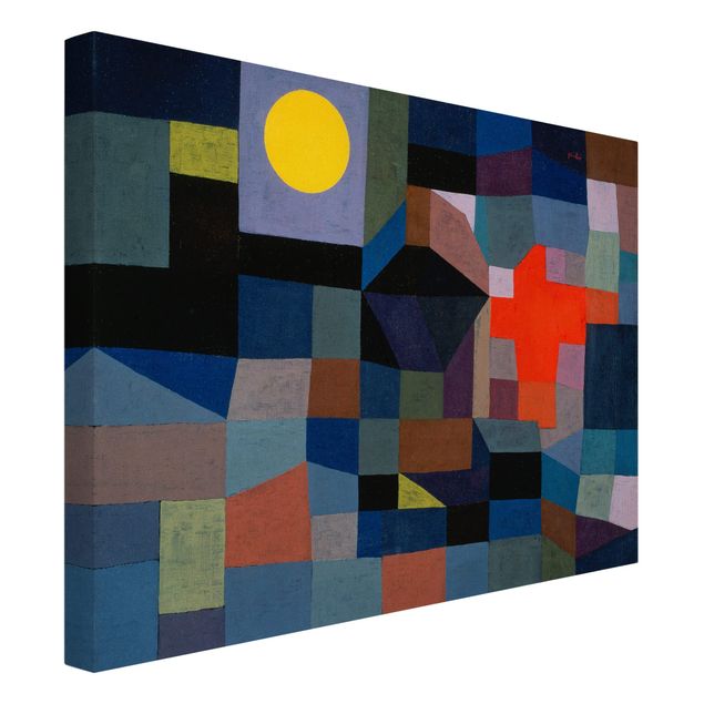 Leinwandbilder Muster Paul Klee - Feuer bei Vollmond