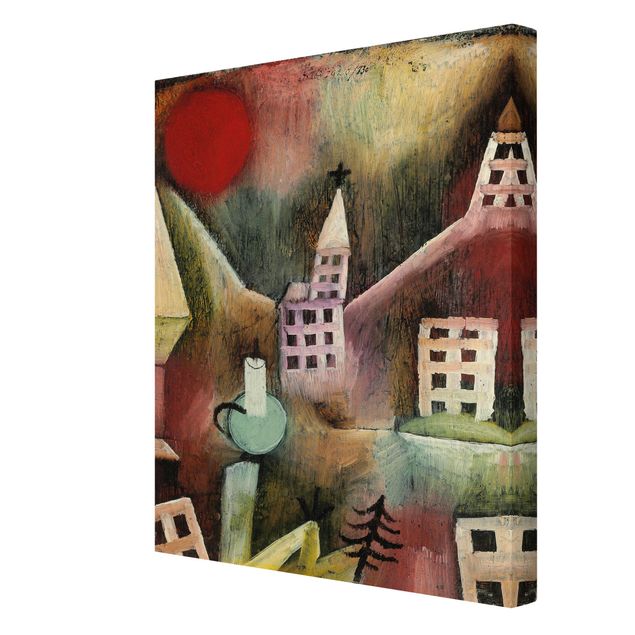 Paul Klee Bilder Paul Klee - Zerstörtes Dorf