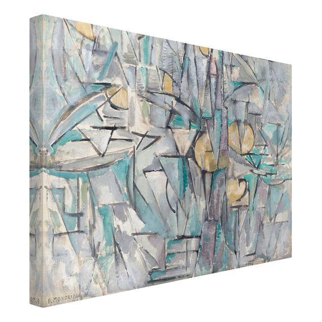 Kunstdrucke auf Leinwand Piet Mondrian - Komposition X