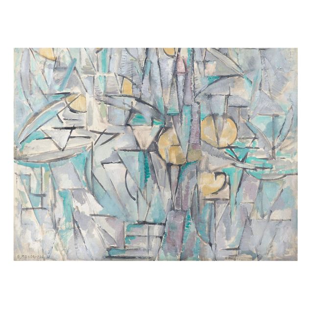 Wandbilder Kunstdrucke Piet Mondrian - Komposition X
