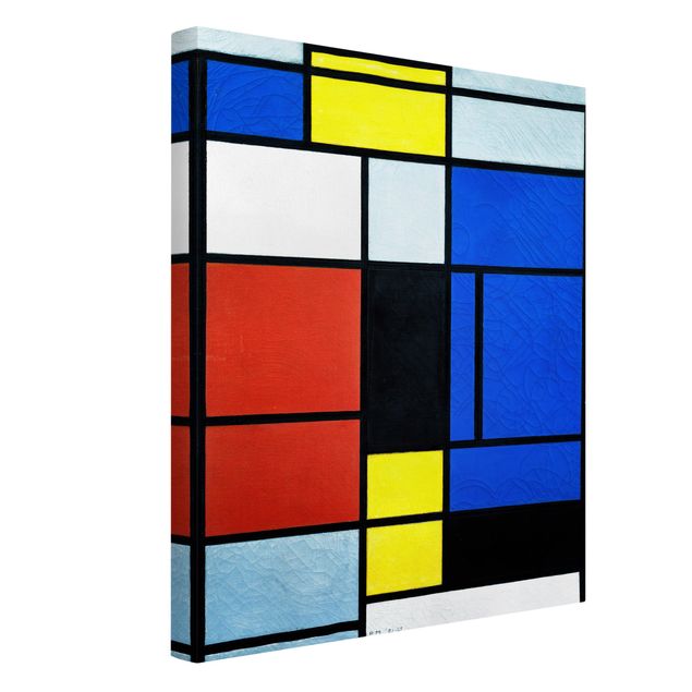 Leinwand Kunst Piet Mondrian - Tableau No. 1