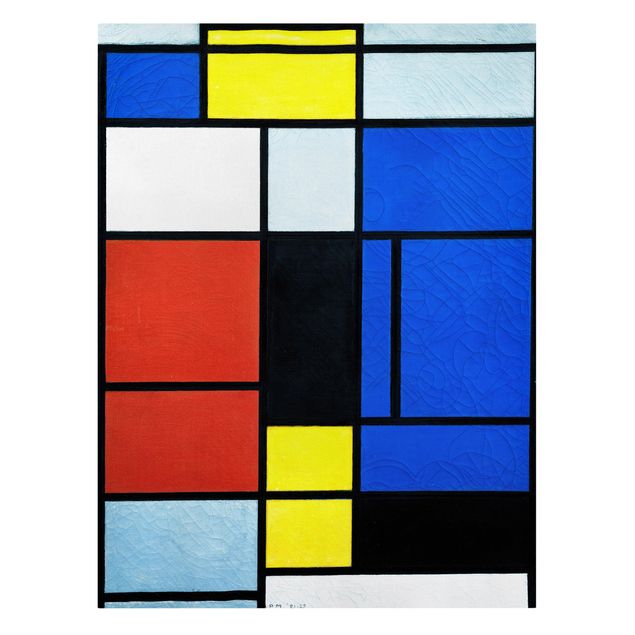 abstrakte Leinwandbilder Piet Mondrian - Tableau No. 1