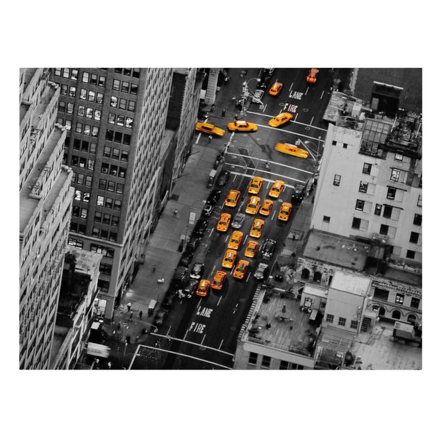 Skyline Leinwand Taxilichter Manhattan