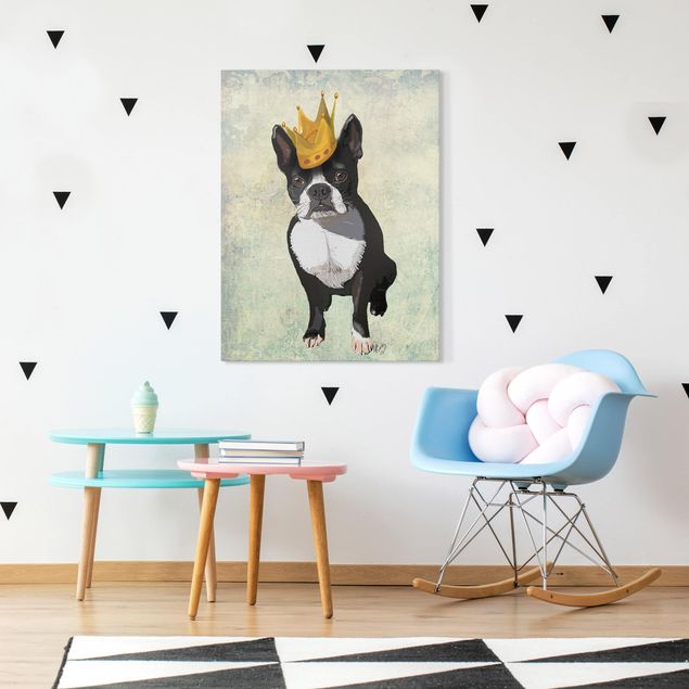 Wandbilder Hunde Tierportrait - Terrierkönig