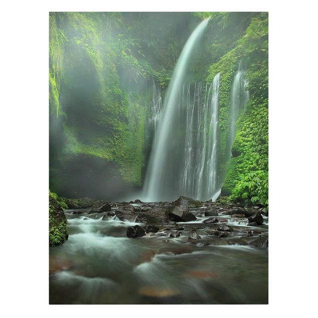 Leinwandbilder Naturmotive Tropischer Wasserfall