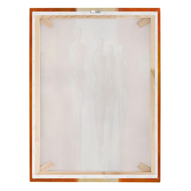 Leinwandbilder Petra Schüßler - Vier Figuren in Orange 02