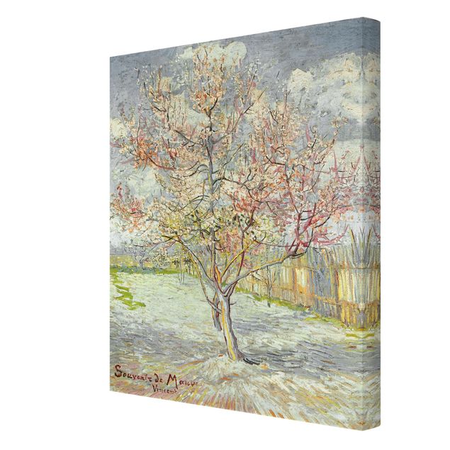 Wandbilder Bäume Vincent van Gogh - Blühende Pfirsichbäume