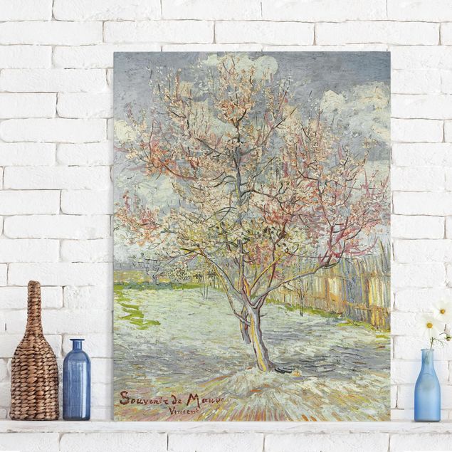 Küche Dekoration Vincent van Gogh - Blühende Pfirsichbäume