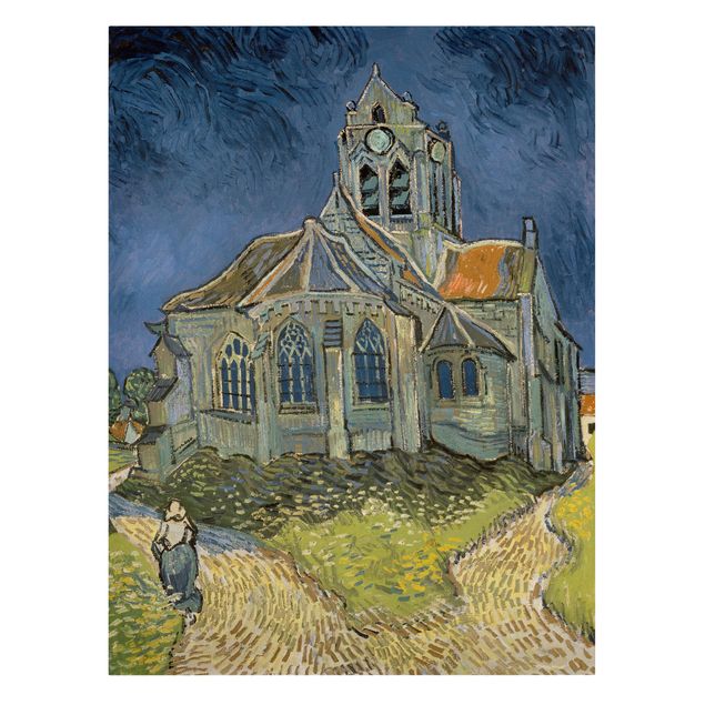 Kunststil Post Impressionismus Vincent van Gogh - Kirche Auvers-sur-Oise