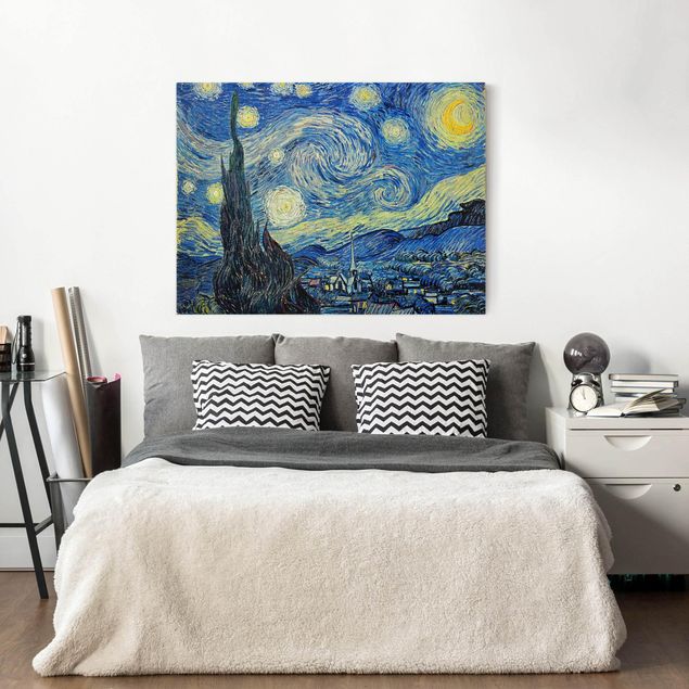 Kunststil Pointillismus Vincent van Gogh - Sternennacht