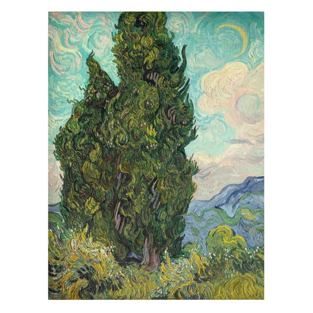 Kunststile Vincent van Gogh - Zypressen