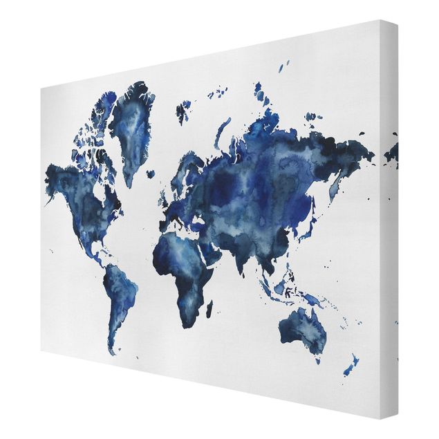 Bilder Wasser-Weltkarte hell