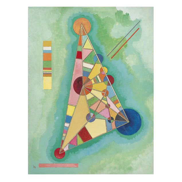 Wandbilder Kunstdrucke Wassily Kandinsky - Dreieck