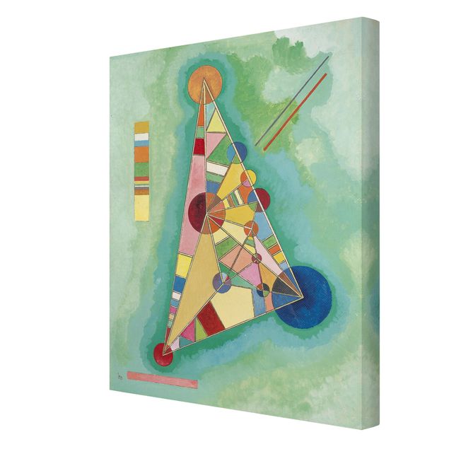 Leinwandbilder abstrakt Wassily Kandinsky - Dreieck