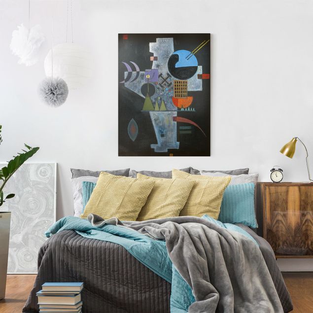 Leinwandbild Katze Wassily Kandinsky - Kreuzform