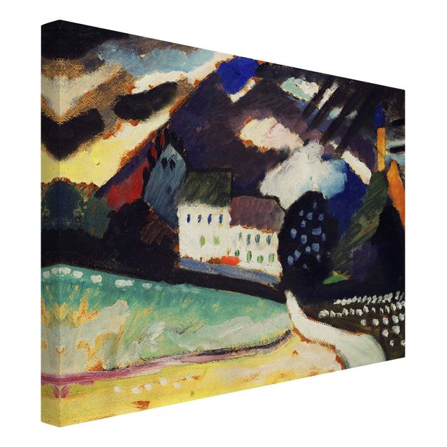 Kunstdruck Leinwand Wassily Kandinsky - Schloss und Kirche
