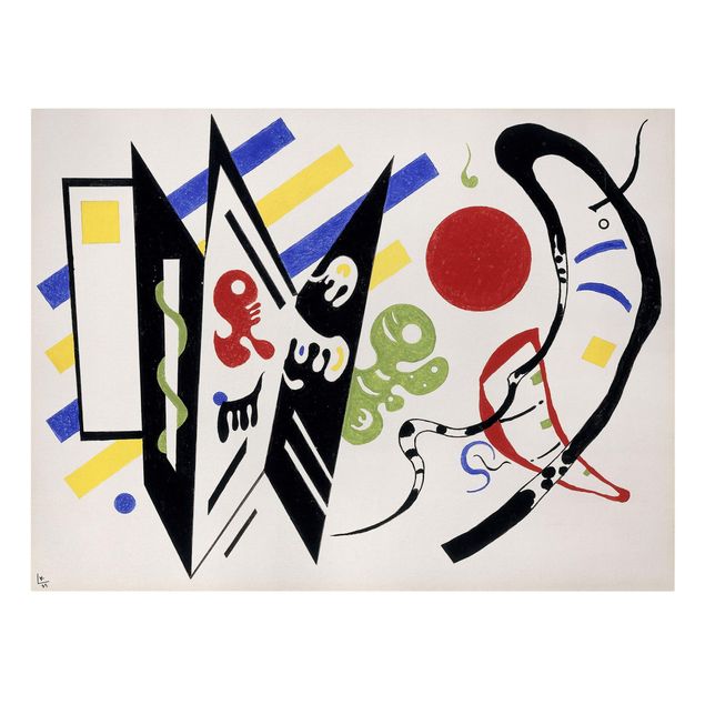 Wandbilder Kunstdrucke Wassily Kandinsky - Reciproque